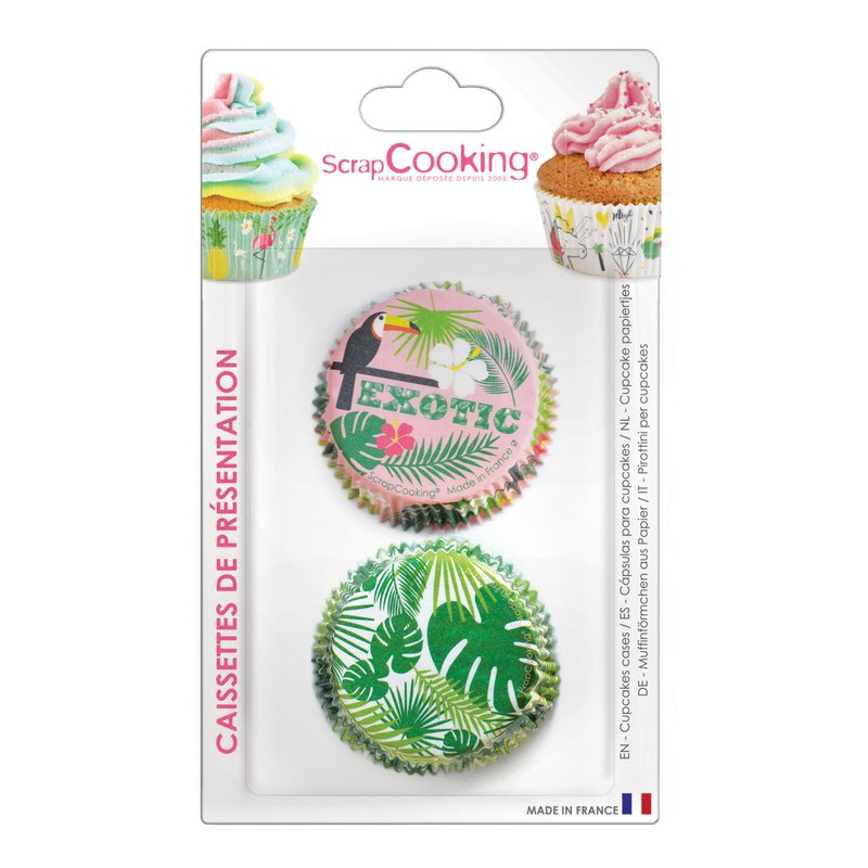 Caissettes Cupcakes Tropical - My Home Passion